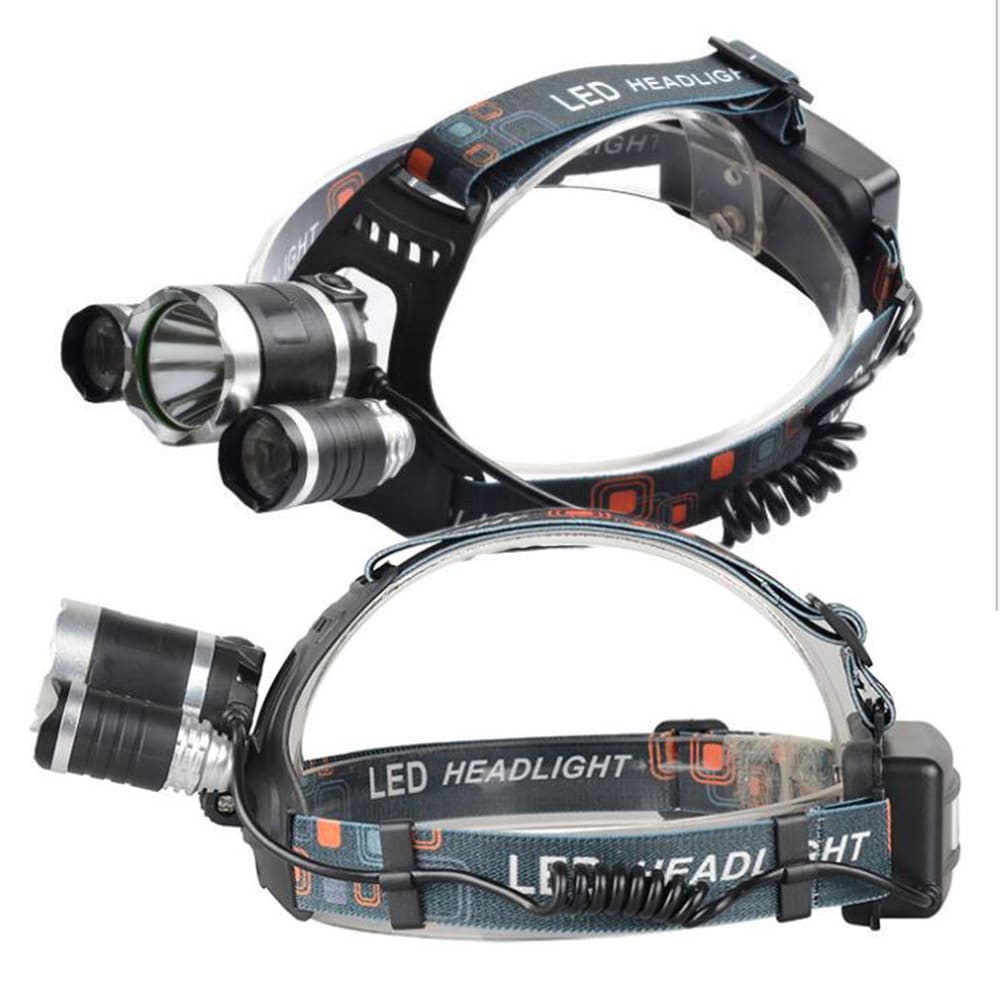 Profesjonell LED Hodelykt (5000 Lumen) - Multifunksjonell og Oppladbar | Luvikno