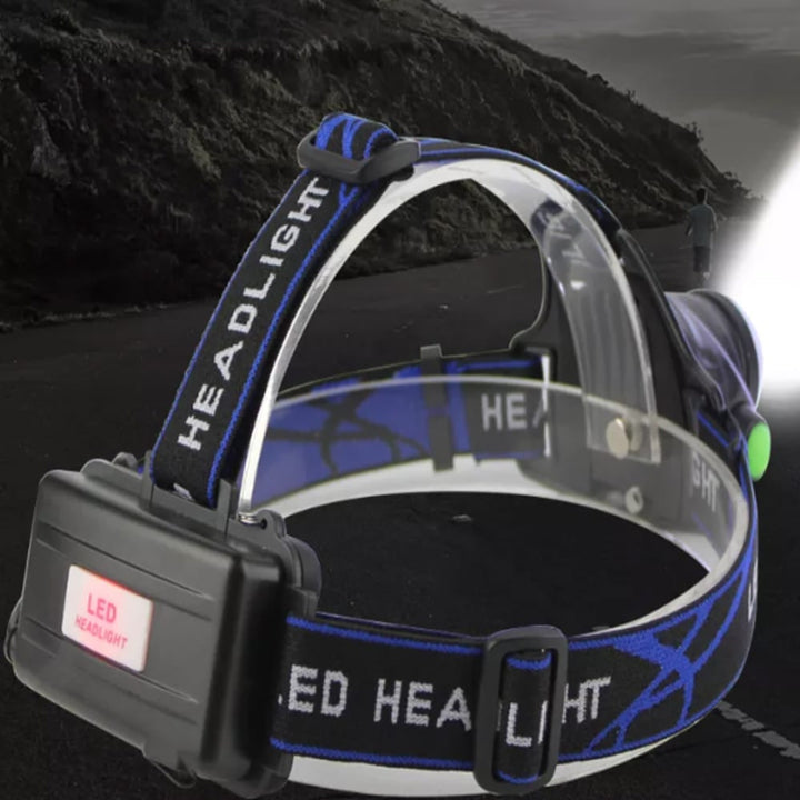 Hodelykt 1800 Lumen med justerbart fokus og zoom | Luvikno