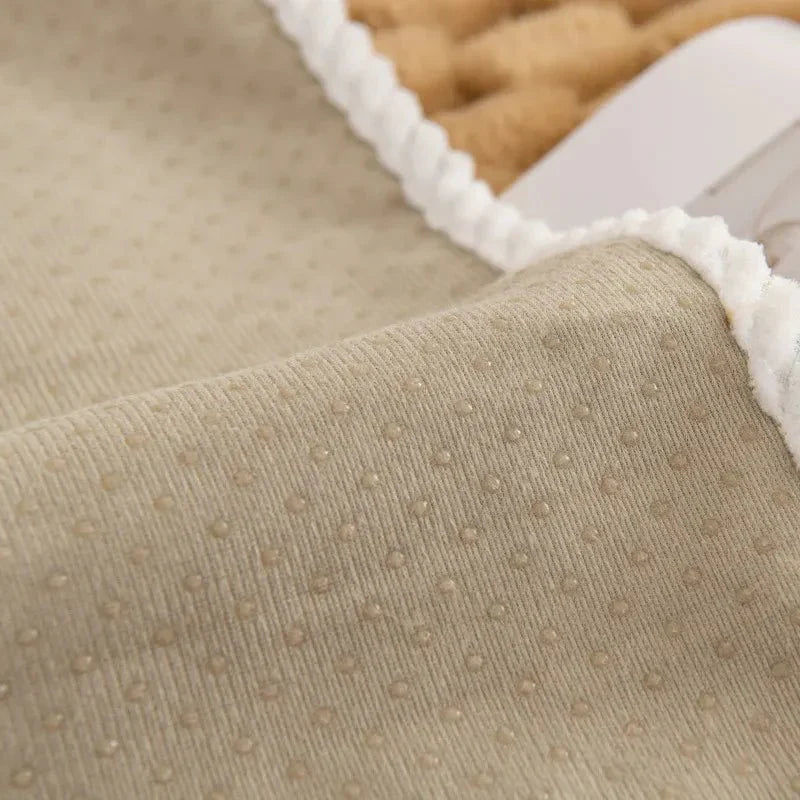Pastellfarge Tykk Plush Sofa Teppet for Koselig Komfort | Luvikno
