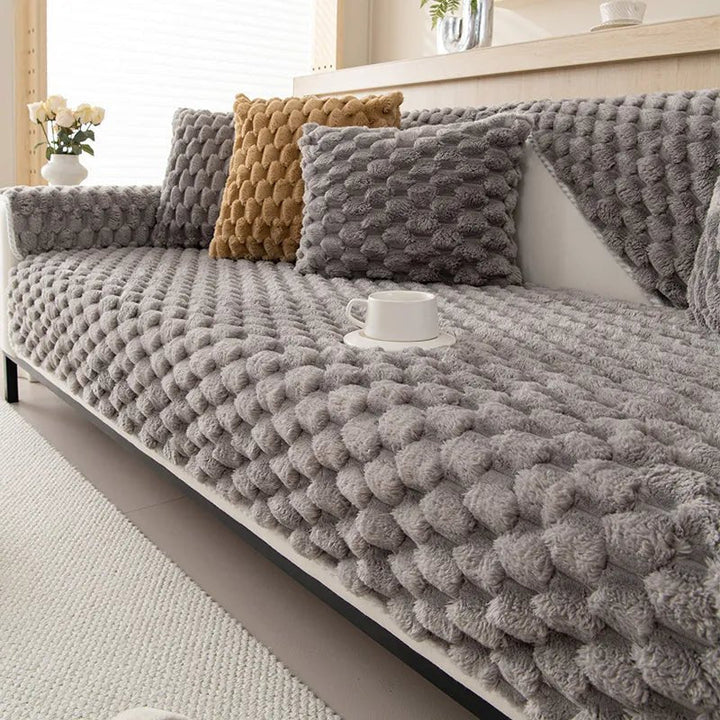 Pastellfarge Tykk Plush Sofa Teppet for Koselig Komfort | Luvikno