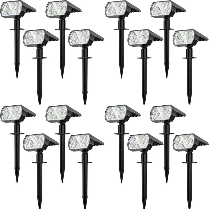 ÉclatSolaire – Stilig Solhage Lampe med LED Belysning Luvikno