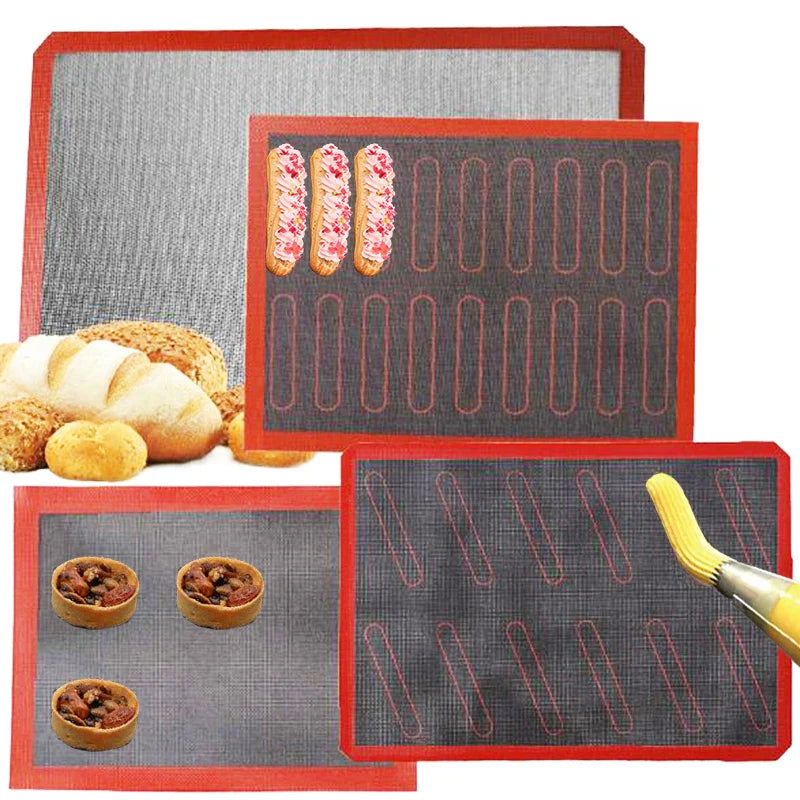 Perforert Silikon Bakemat Non-Stick Ovn Ark Liner Bakeverktøy | Luvikno