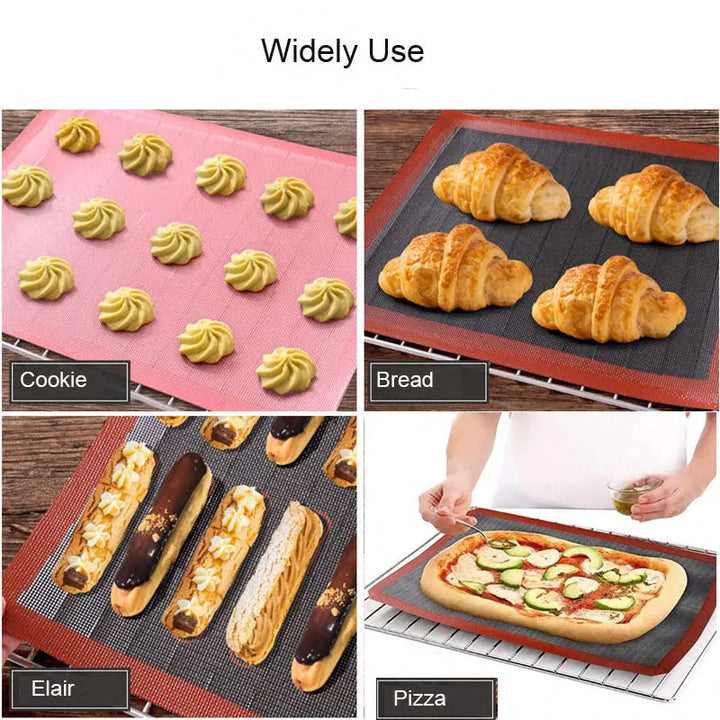 Perforert Silikon Bakemat Non-Stick Ovn Ark Liner Bakeverktøy | Luvikno