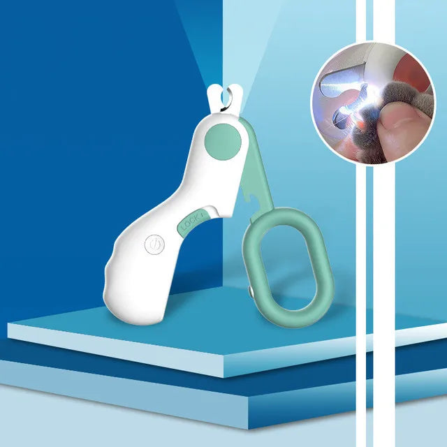 Pet negleklipper med LED-lampe - GlowTrim Luvikno