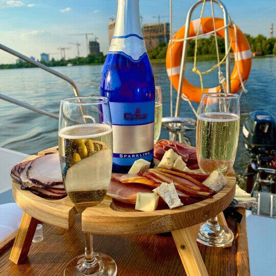Luvikno | GourmetElegance Charcuterie Board Organizer | Sofistikert organizer for kjøtt og ost med stil