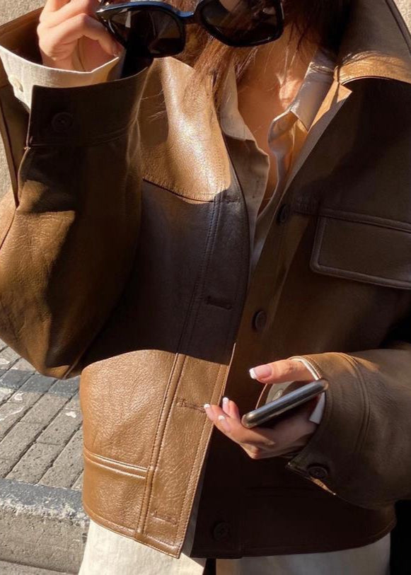 Luvik | Ridge – Tekonahkainen Lyhyt Takki