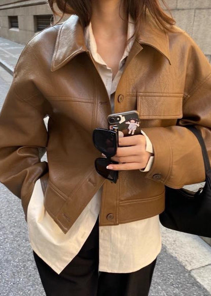 Luvik | Ridge – Tekonahkainen Lyhyt Takki