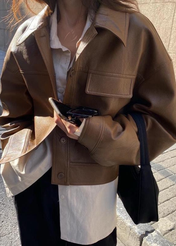 Luvik | Ridge – Tekonahkainen Lyhyt Takki