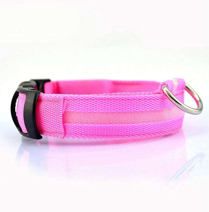 Luvikno | Luminous Animal Collar with LED Light – Rechargeable, Waterproof, Adjustable Fit for Enhanced Safety at Night