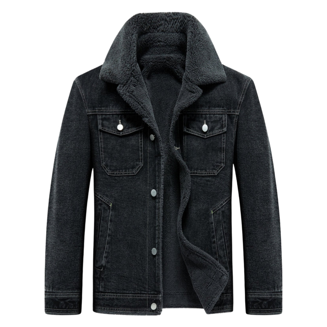 Luvik | Mautios Farkkutakki keinoturkkivuorella