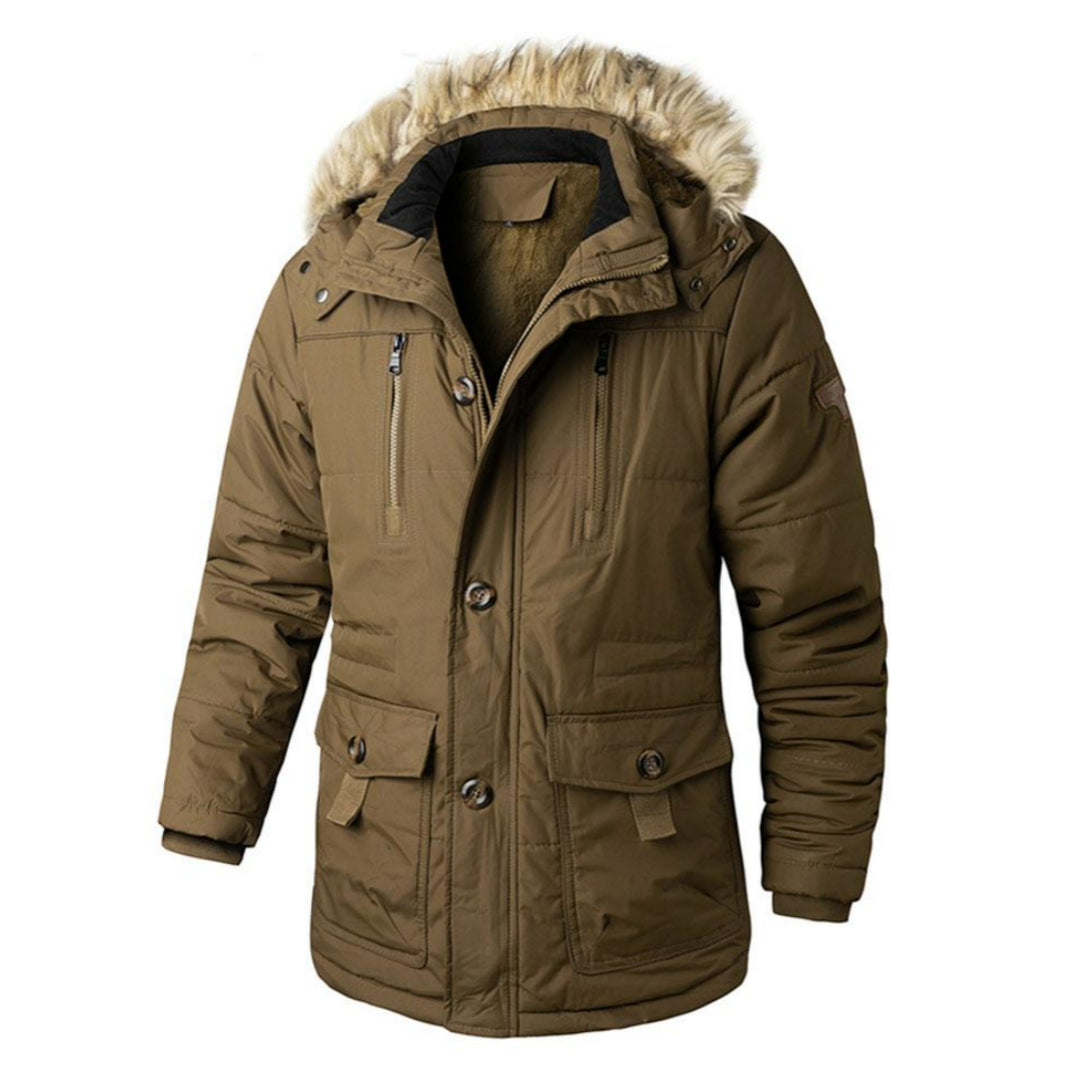 Luvik | Irrotettavalla hupulla takki