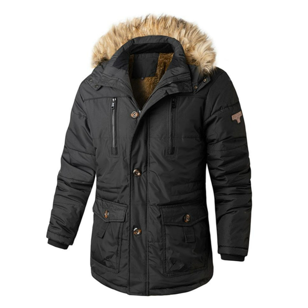 Luvik | Irrotettavalla hupulla takki