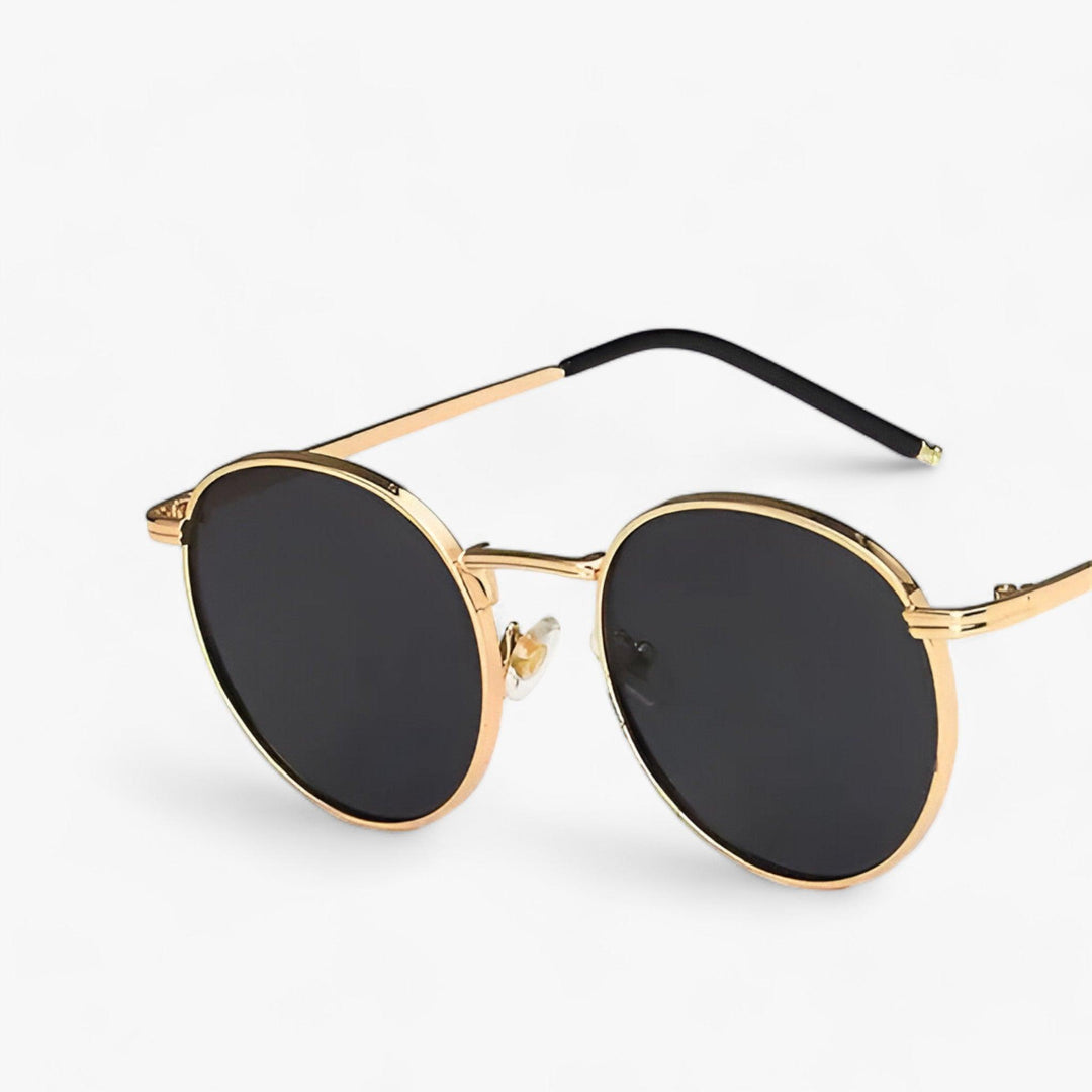 Unisex designer solbriller med runde linser - Nova | Luvikno