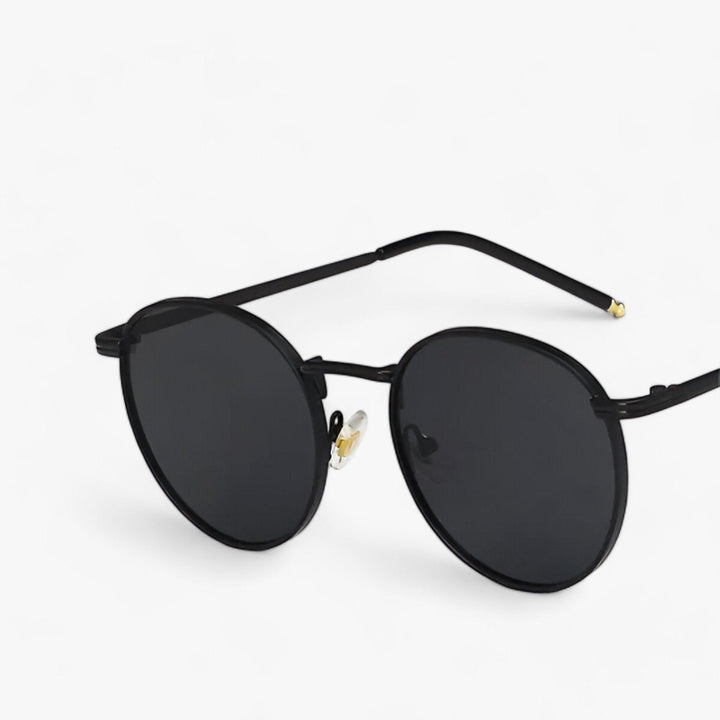 Unisex designer solbriller med runde linser - Nova | Luvikno