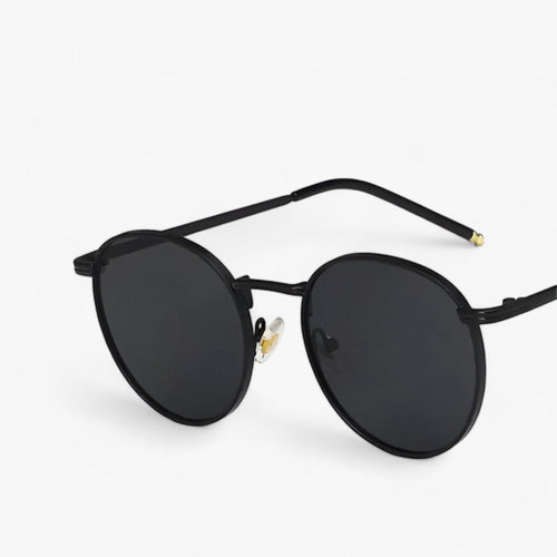 Unisex designer solbriller med runde linser - Nova | Luvikno