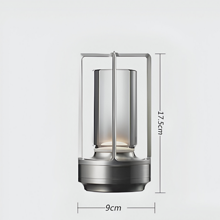 ElegantLight - Vanntett Bærbar Bordlampe med Dimmbar LED-Belysning for Innendørs og Utendørs | Luvikno
