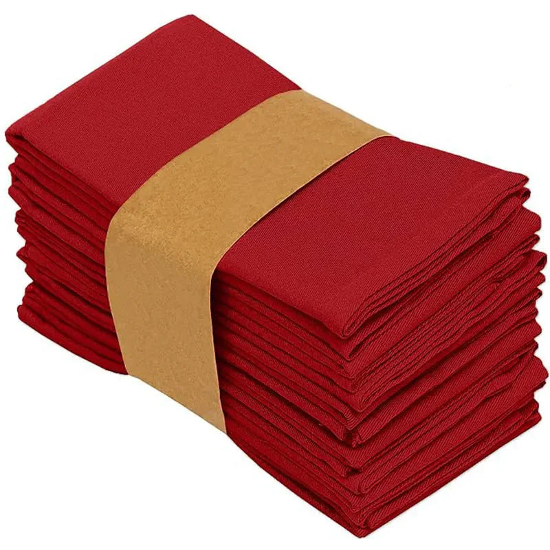 Enkel farge polyester bordservietter tyknet gjenvinnbare bordmatter | Luvikno