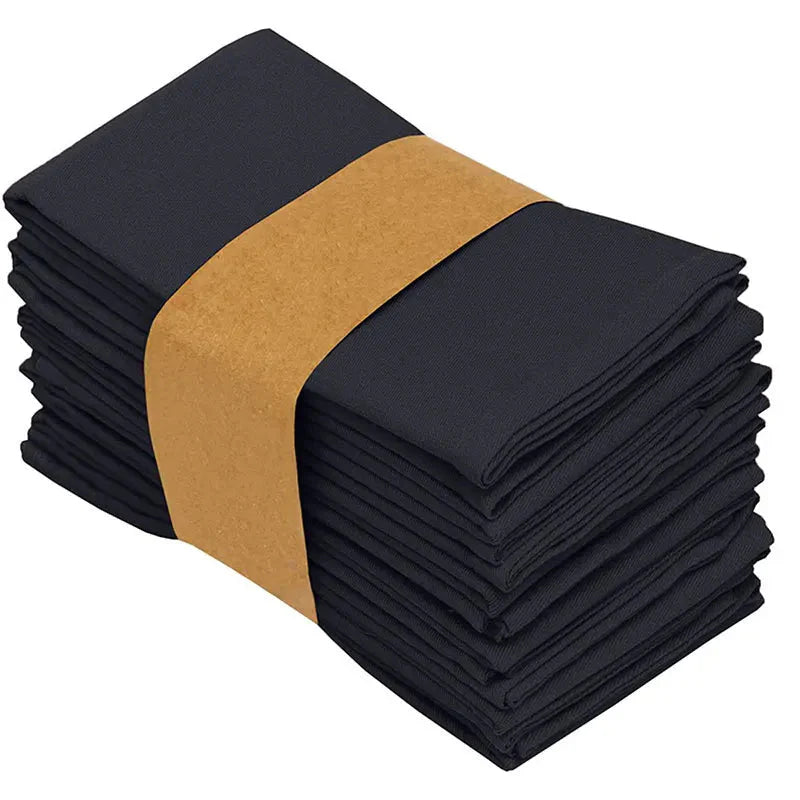 Enkel farge polyester bordservietter tyknet gjenvinnbare bordmatter | Luvikno