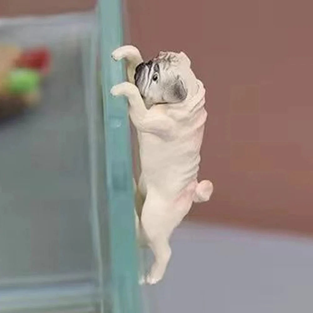 1-3Pcs Mini Cartoon Hund Ornament Harpiks Figur Figur DIY Håndverk Statue for Fiskebowl Fisketank Akvarium Tilbehør Hjem Deko | Luvikno