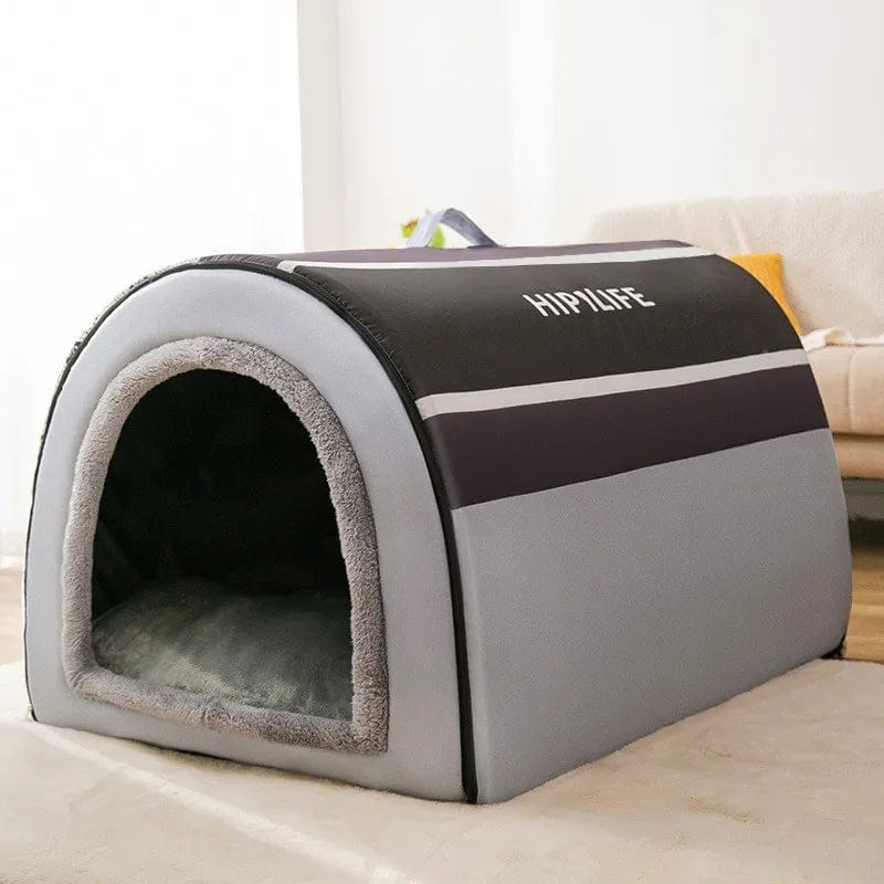 2022 Ny vinter varm sammenleggbar hundehus hundeseng kjæledyrprodukter små og mellomstore hunder varme kjæledyrprodukter valpehule sofa | Luvikno