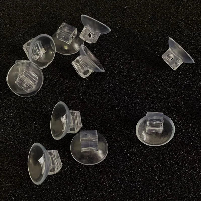 10Pcs Svart Akvarium Sugekop Luftslange Holder Sugekopp for Fiskekar Pumpe Oksygen Luftslange Festeklips Tilbehør For Akvarium | Luvikno