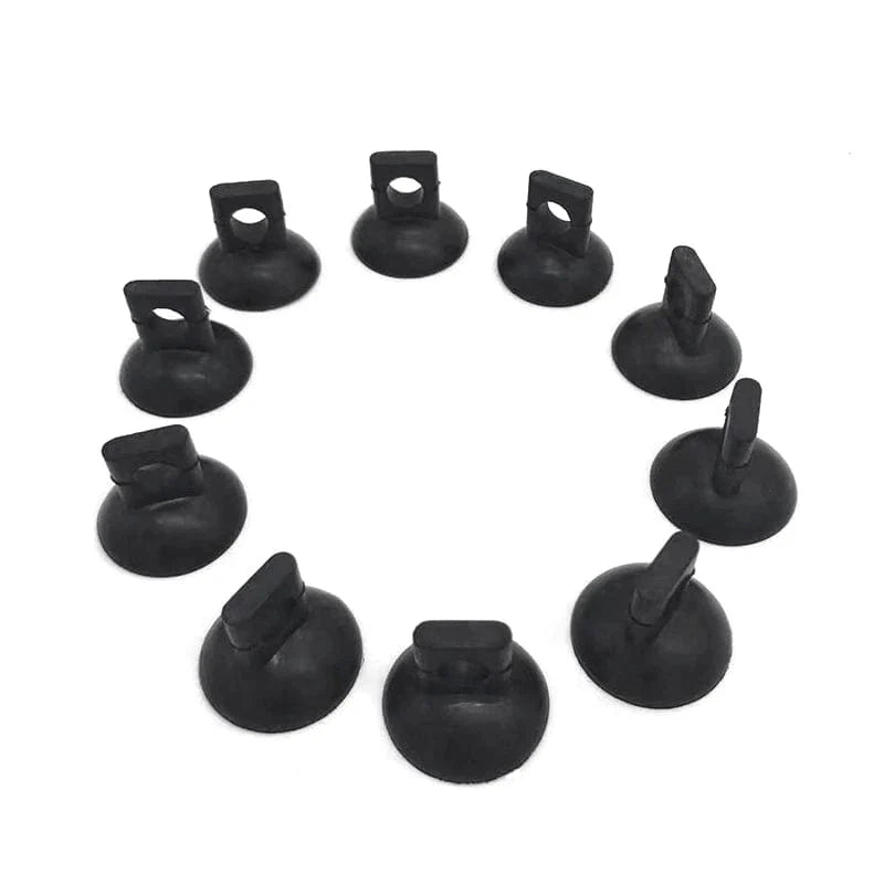 10Pcs Svart Akvarium Sugekop Luftslange Holder Sugekopp for Fiskekar Pumpe Oksygen Luftslange Festeklips Tilbehør For Akvarium | Luvikno
