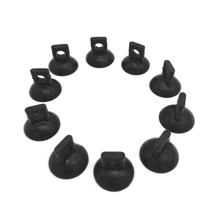 10Pcs Svart Akvarium Sugekop Luftslange Holder Sugekopp for Fiskekar Pumpe Oksygen Luftslange Festeklips Tilbehør For Akvarium | Luvikno