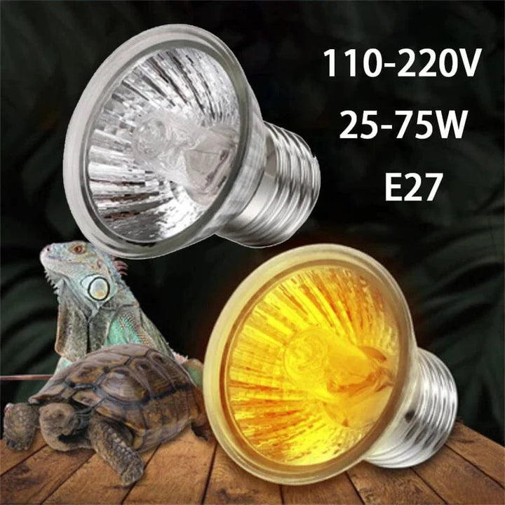 E27 25/50/75W UVA Varmlampe Kjæledyr Krypdyr Varme lampe Skilpadde Gecko Krypdyr Varmer Pære Utsender Kjæledyr Soling Fugl Slange 110-220V | Luvikno