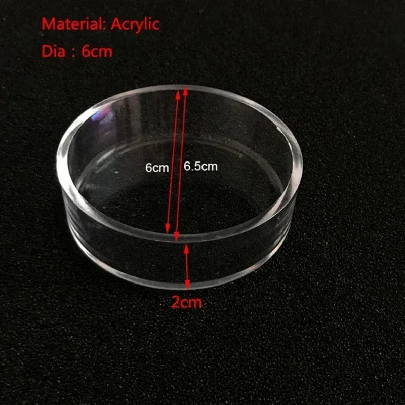 Akryl Akvarium Fôr Tub Skål Transparent Fiskebolle Reker Snegle Reker Mat Fôr Skål Akvarium Fôrtilbehør | Luvikno