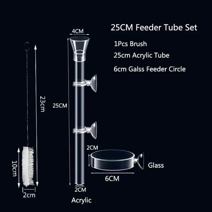 Akryl Akvarium Fôr Tub Skål Transparent Fiskebolle Reker Snegle Reker Mat Fôr Skål Akvarium Fôrtilbehør | Luvikno