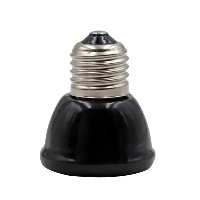 Keramisk Emitter Varme Lys Mini Svart Kjæledyr Varmer lampe Infrarød Lyspære 25/50/ 75/100W Kyllingekyllinger Reptil Lampe | Luvikno