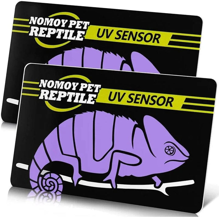 2 stk fluorescerende fargeforandringskort rept belysning UVA UVB tester testkort for rask deteksjon av UVB amfibielampe | Luvikno