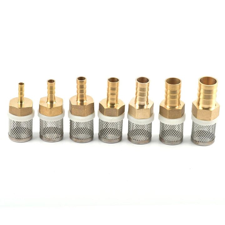6-19mm Rustfritt Stål Nettfilter 1/2" hunn tomme hagevanning pumpe beskyttelseslange vannrensningsnett messingfilter | Luvikno