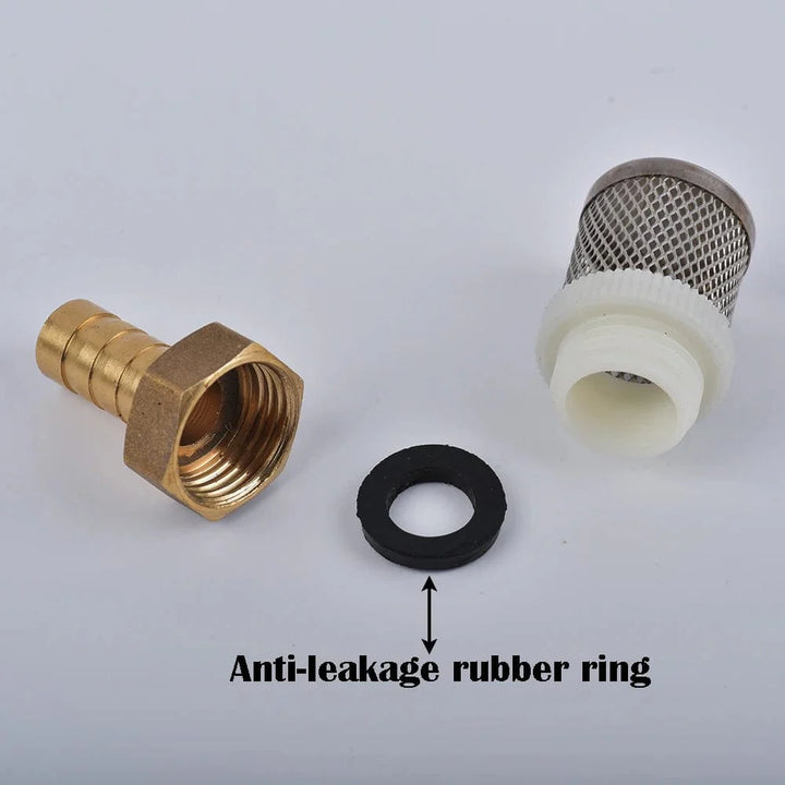6-19mm Rustfritt Stål Nettfilter 1/2" hunn tomme hagevanning pumpe beskyttelseslange vannrensningsnett messingfilter | Luvikno