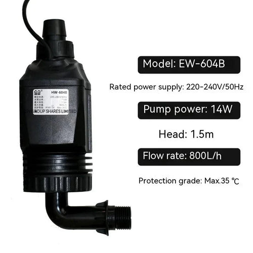 SUNSUN JP-450g vannpumpe ny versjon 6W passende for HW-602B 603B 604B ekstern filter akvarium fisketank 400L/H 800L/H | Luvikno