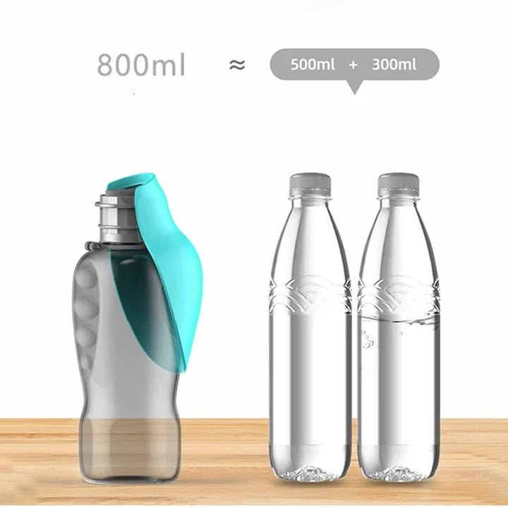 800ml Bærbar Hundevannflaske For Små Middels Store Hunder Utendørs Reise Drikkeskål Valp Katt Mater Pet Labrador Tilbehør | Luvikno