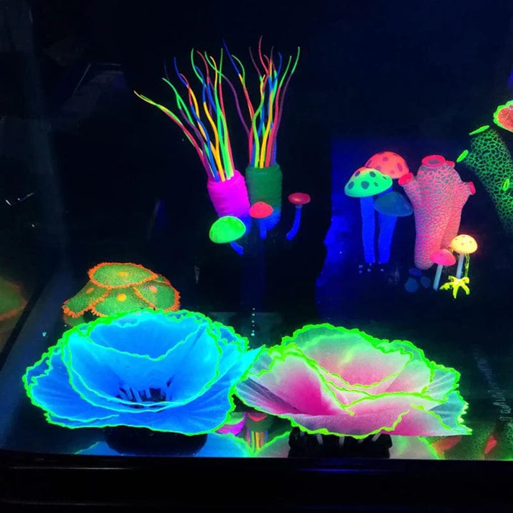 Fluorescerende Akvarium Dekor Fisketank Landskapsforming Korallsimulering Korall Ornamenter Lite Undervann Verden Landskap Dekor | Luvikno