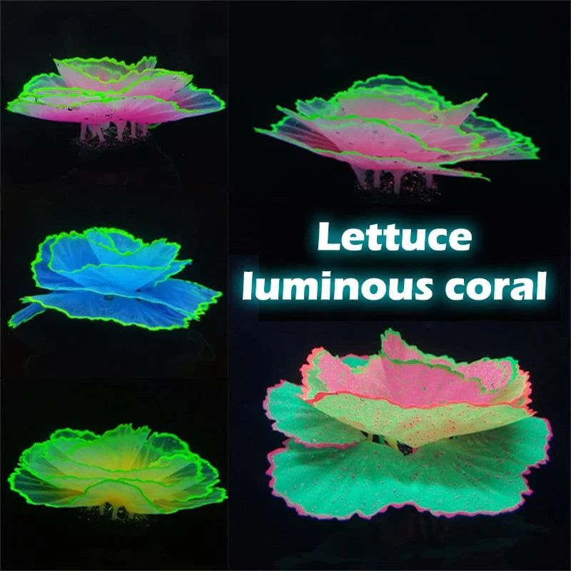 Fluorescerende Akvarium Dekor Fisketank Landskapsforming Korallsimulering Korall Ornamenter Lite Undervann Verden Landskap Dekor | Luvikno