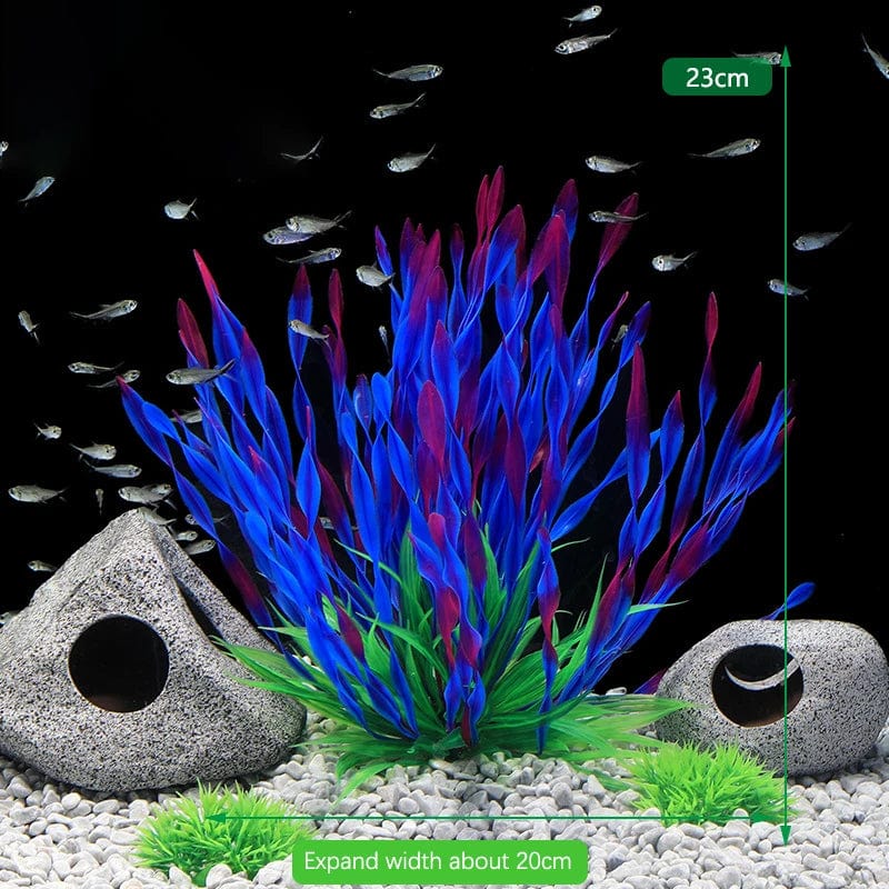 Fluorescerende Akvarium Dekor Fisketank Landskapsforming Korallsimulering Korall Ornamenter Lite Undervann Verden Landskap Dekor | Luvikno