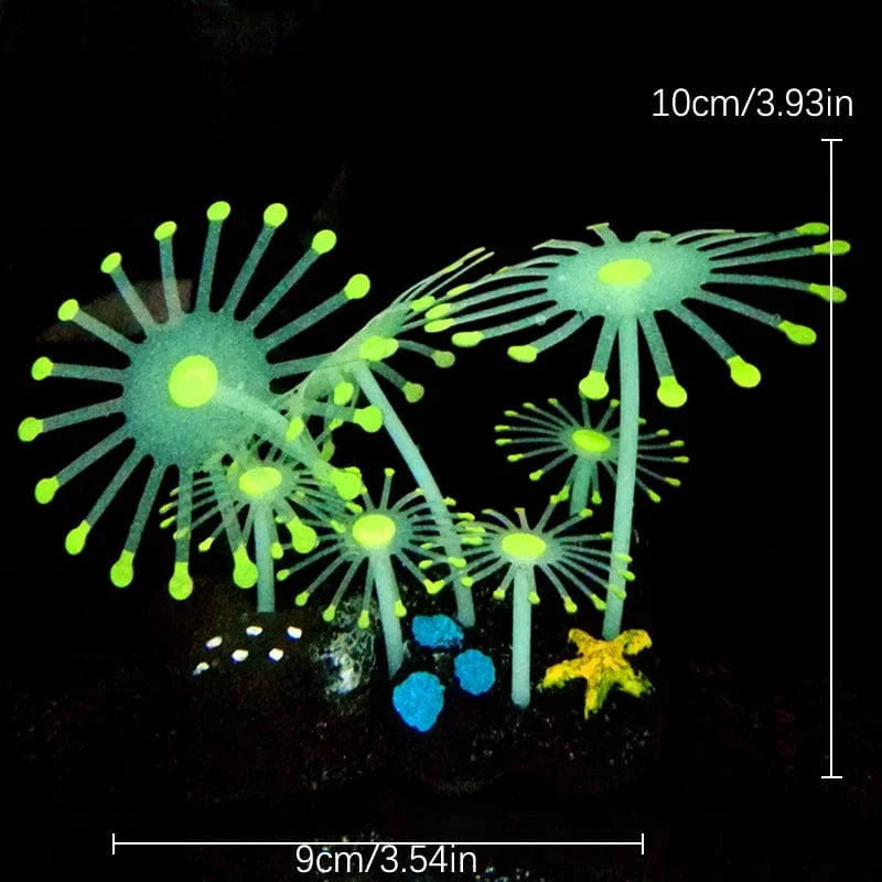 Fluorescerende Akvarium Dekor Fisketank Landskapsforming Korallsimulering Korall Ornamenter Lite Undervann Verden Landskap Dekor | Luvikno