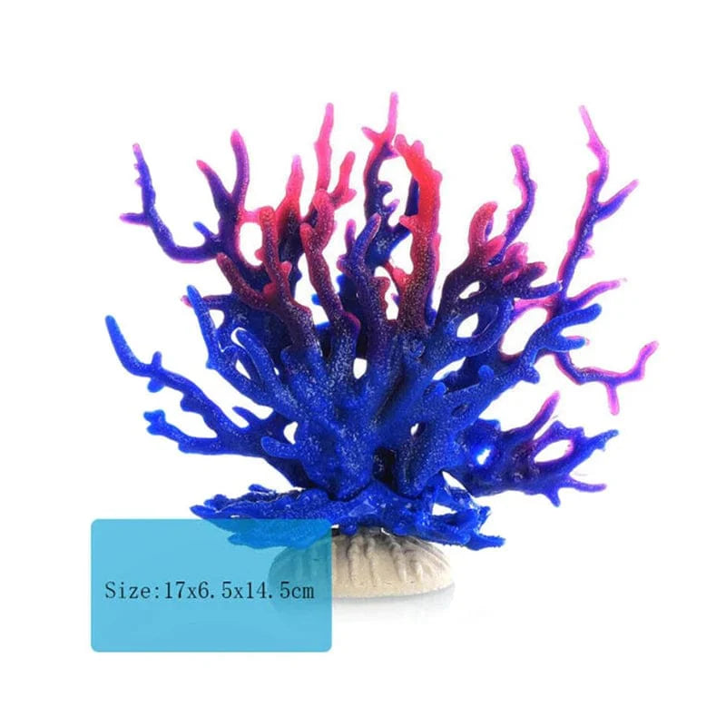 Fluorescerende Akvarium Dekor Fisketank Landskapsforming Korallsimulering Korall Ornamenter Lite Undervann Verden Landskap Dekor | Luvikno