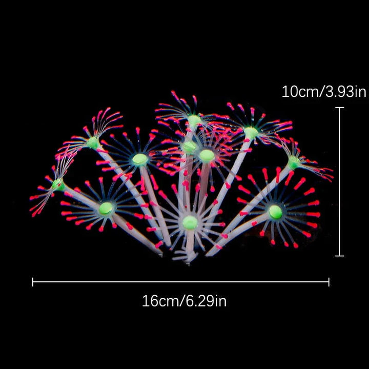 Fluorescerende Akvarium Dekor Fisketank Landskapsforming Korallsimulering Korall Ornamenter Lite Undervann Verden Landskap Dekor | Luvikno