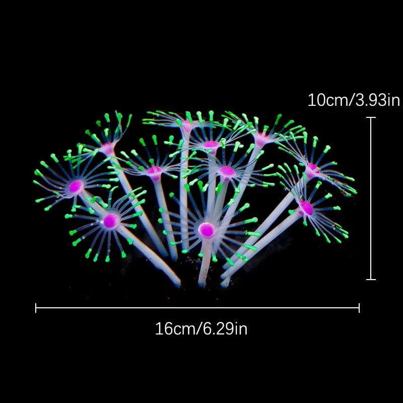 Fluorescerende Akvarium Dekor Fisketank Landskapsforming Korallsimulering Korall Ornamenter Lite Undervann Verden Landskap Dekor | Luvikno