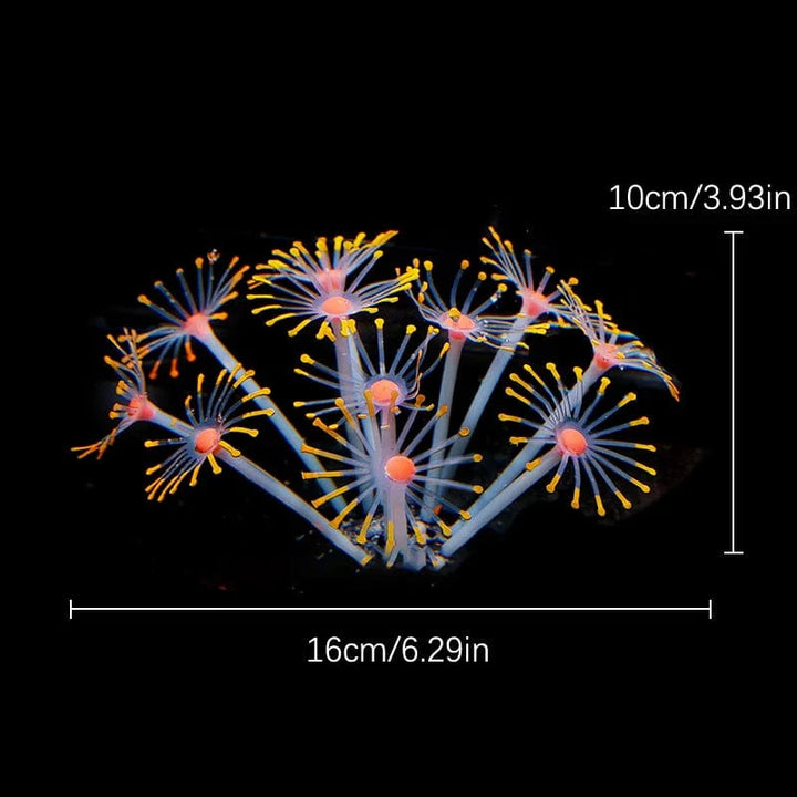 Fluorescerende Akvarium Dekor Fisketank Landskapsforming Korallsimulering Korall Ornamenter Lite Undervann Verden Landskap Dekor | Luvikno