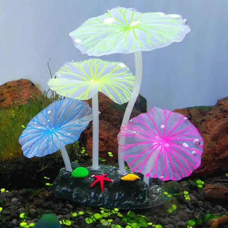 Fluorescerende Akvarium Dekor Fisketank Landskapsforming Korallsimulering Korall Ornamenter Lite Undervann Verden Landskap Dekor | Luvikno