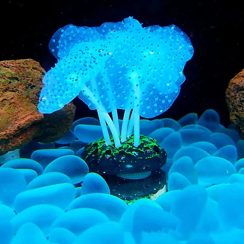 Fluorescerende Akvarium Dekor Fisketank Landskapsforming Korallsimulering Korall Ornamenter Lite Undervann Verden Landskap Dekor | Luvikno