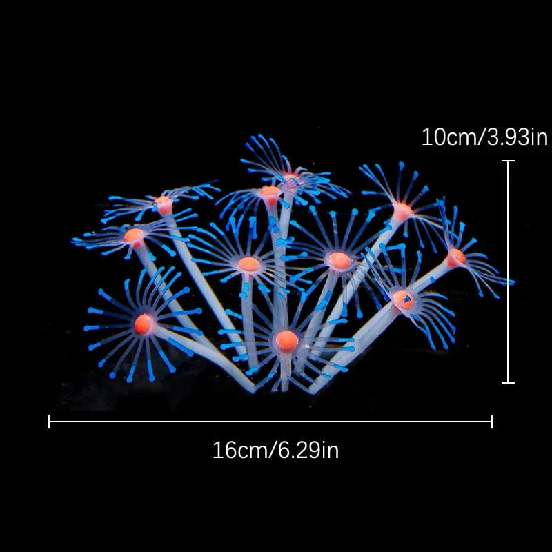 Fluorescerende Akvarium Dekor Fisketank Landskapsforming Korallsimulering Korall Ornamenter Lite Undervann Verden Landskap Dekor | Luvikno