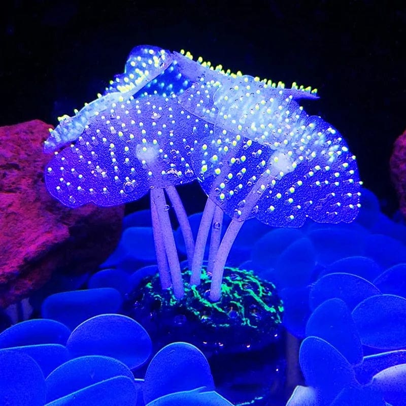 Fluorescerende Akvarium Dekor Fisketank Landskapsforming Korallsimulering Korall Ornamenter Lite Undervann Verden Landskap Dekor | Luvikno