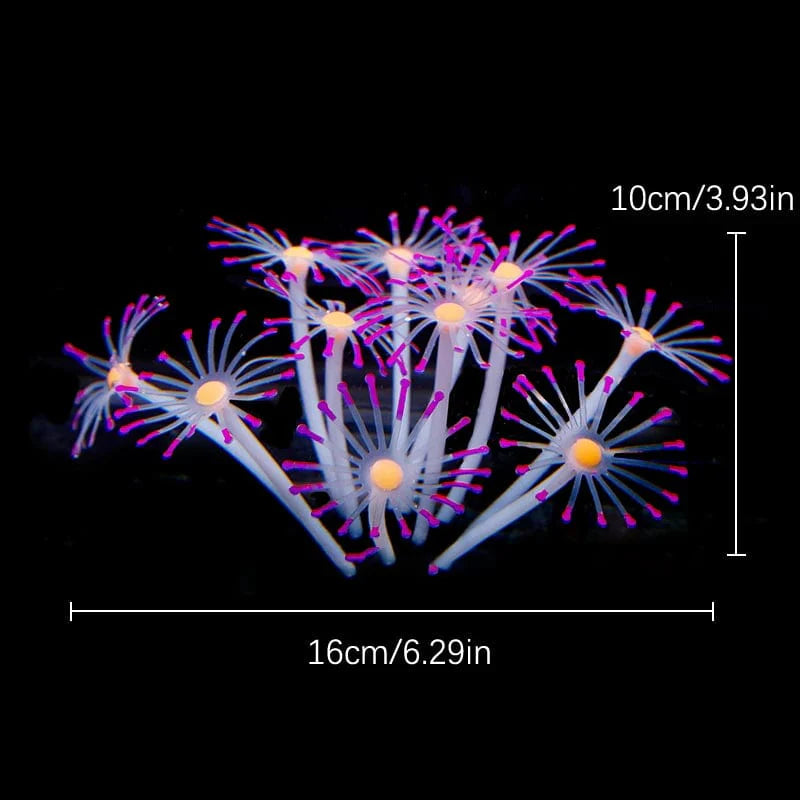 Fluorescerende Akvarium Dekor Fisketank Landskapsforming Korallsimulering Korall Ornamenter Lite Undervann Verden Landskap Dekor | Luvikno