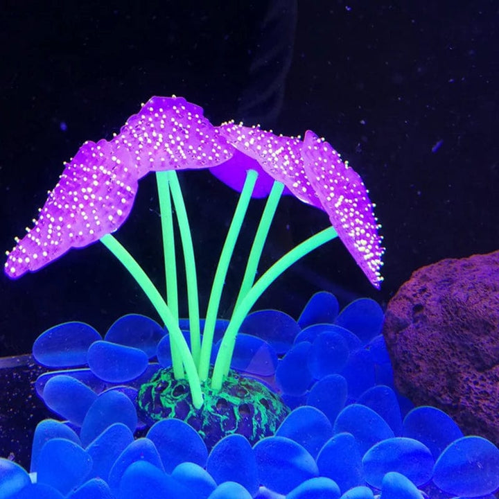 Fluorescerende Akvarium Dekor Fisketank Landskapsforming Korallsimulering Korall Ornamenter Lite Undervann Verden Landskap Dekor | Luvikno